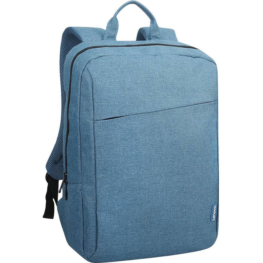 Alt View 2. Lenovo - Lenovo 15.6" Laptop Backpack B210 (Blue) - Casual and stylish design - High quality, durable and water repellant fabric - Blue.