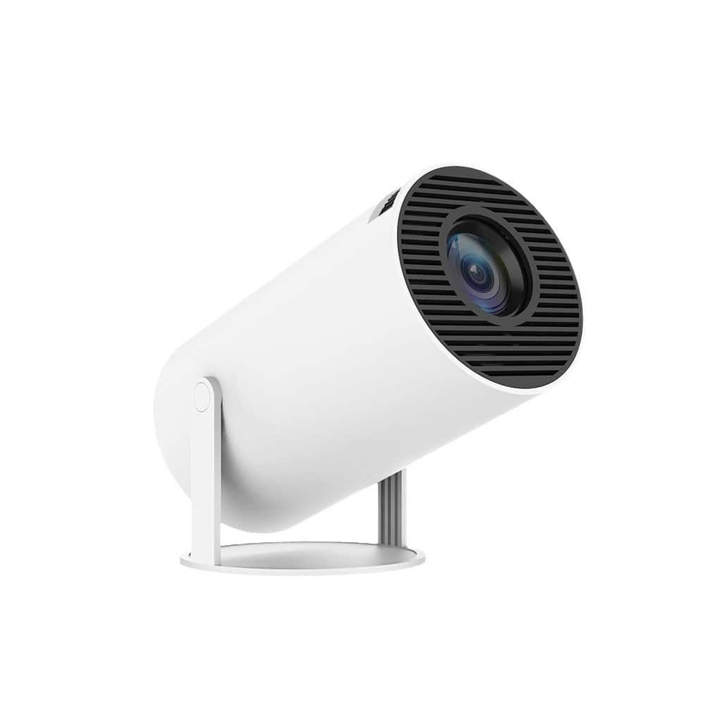 Cluzine - Portable Smart Multimedia Projector, Android 11,BT 5.0, 25dB Low Noise, 180° Rotation Home Theater