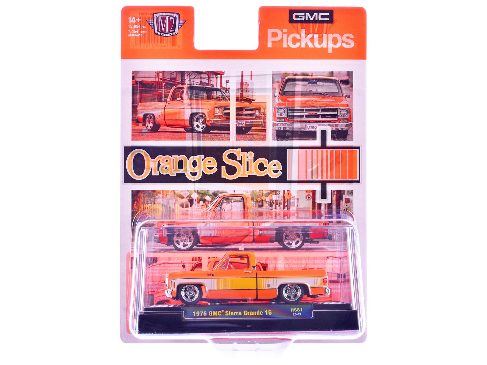 CH-S 14+ + 1,454 15,994   M2 ORANGE SLICE TOYOTA 1 01001 11469 - GMC Pickups UA Orange Slice R - 1976 GMC Sierra Grande 15 HS61 D