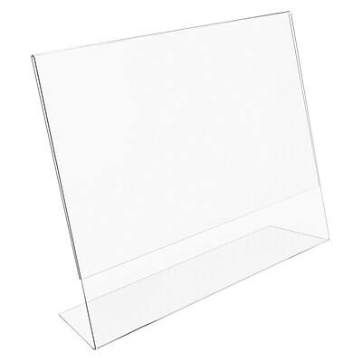 Alt View 1. Deflecto - Deflecto Classic Image Document Holder, 8.5" x 11", Vertical, Table Top, Clear Plastic (66701) - Clear.