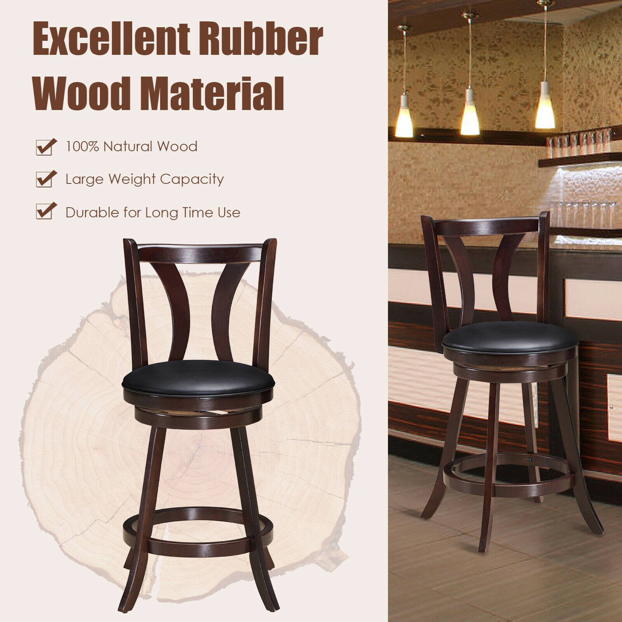 Excellent Rubber Wood Material

- 100% Natural Wood
- Large Weight Capacity
- Durable for Long Time Use