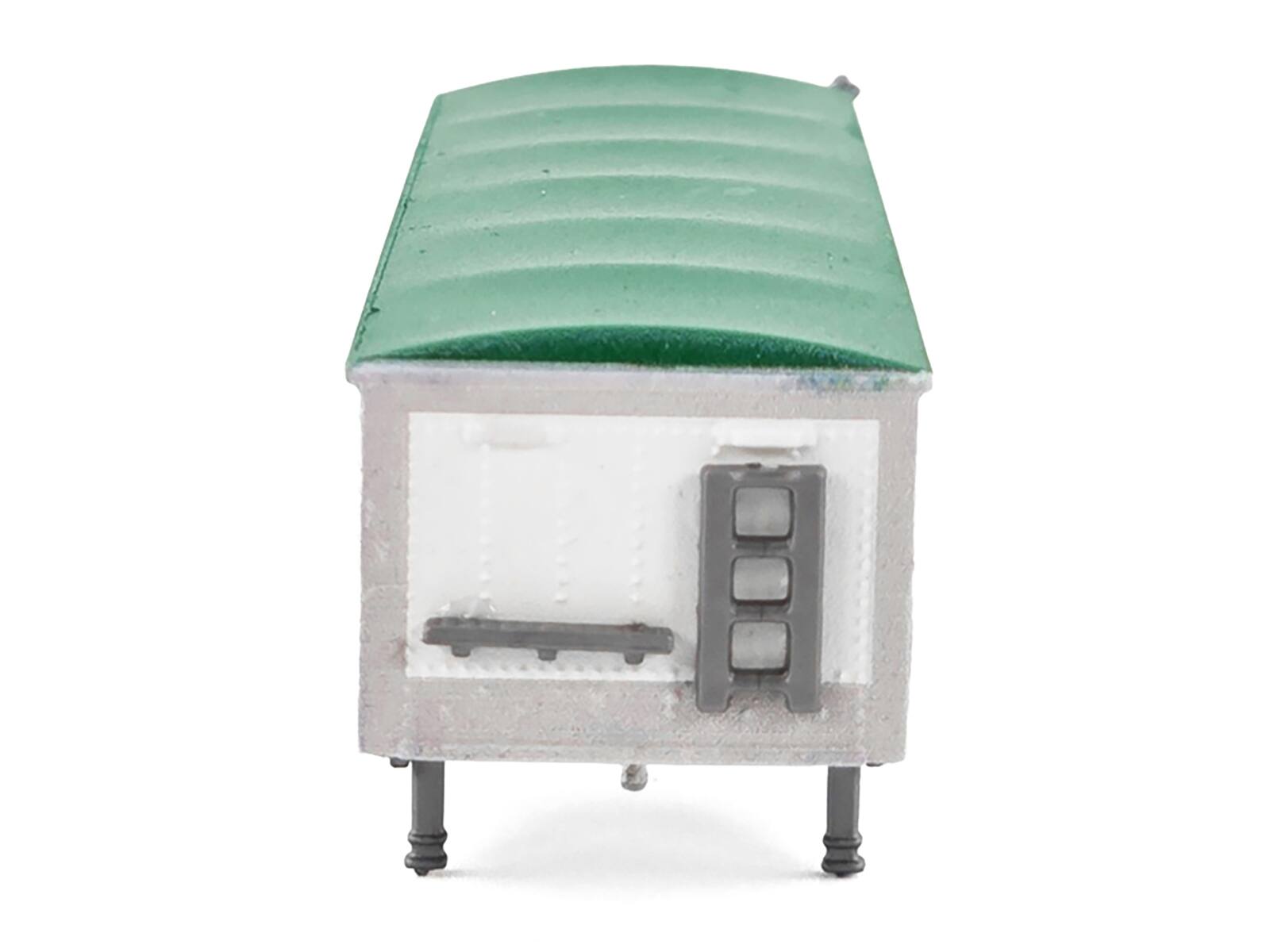 Alt View 3. HO Logistics Replicas - Covered Grain Trailer White with Green Tarp "Cargill" 1/87 (HO) Scale Plastic Model Car by HO Logistics.