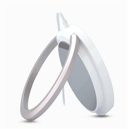 SKRAN - 2-in-1 Fast Magnetic Wireless Charger with Charging Port, Charging Magnetic Charger, Phone Stand for Apple Phones - White