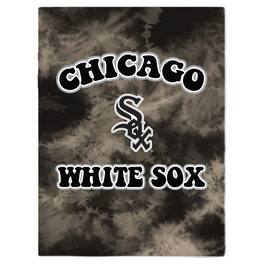 Pegasus - Chicago White Sox 60'' x 80'' Bubble Tie-Dye Flannel Sherpa Blanket - Multicolor