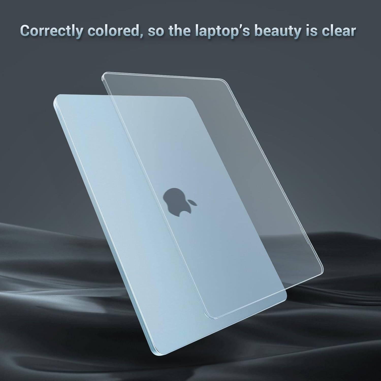 Correctly colored, so the laptop's beauty is clear