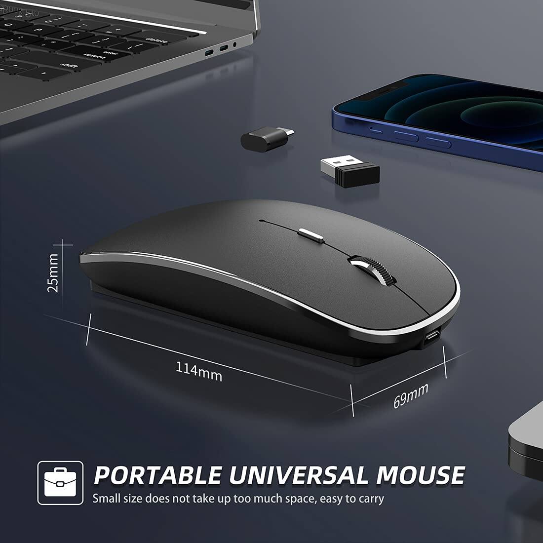 PORTABLE UNIVERSAL MOUSE  
Small size does not take up too much space, easy to carry  

25mm  
114mm  
69mm