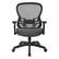 Front. OSP Home Furnishings - Professional R2 SpaceGrid Back Manager’s Chair with Adjustable Lumbar Support and Adjustable Flip Arms - Black.