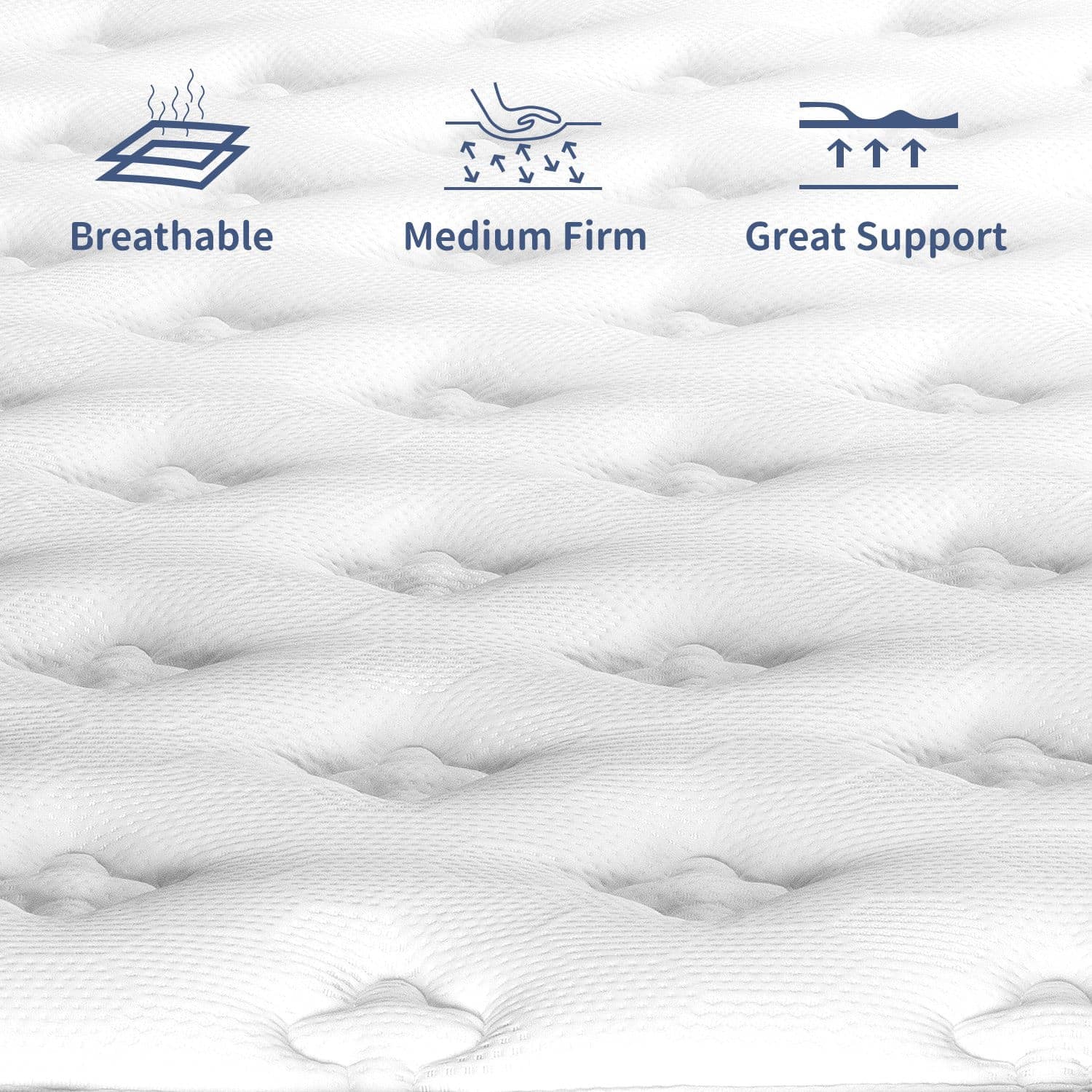 Breathable, Medium Firm, Great Support