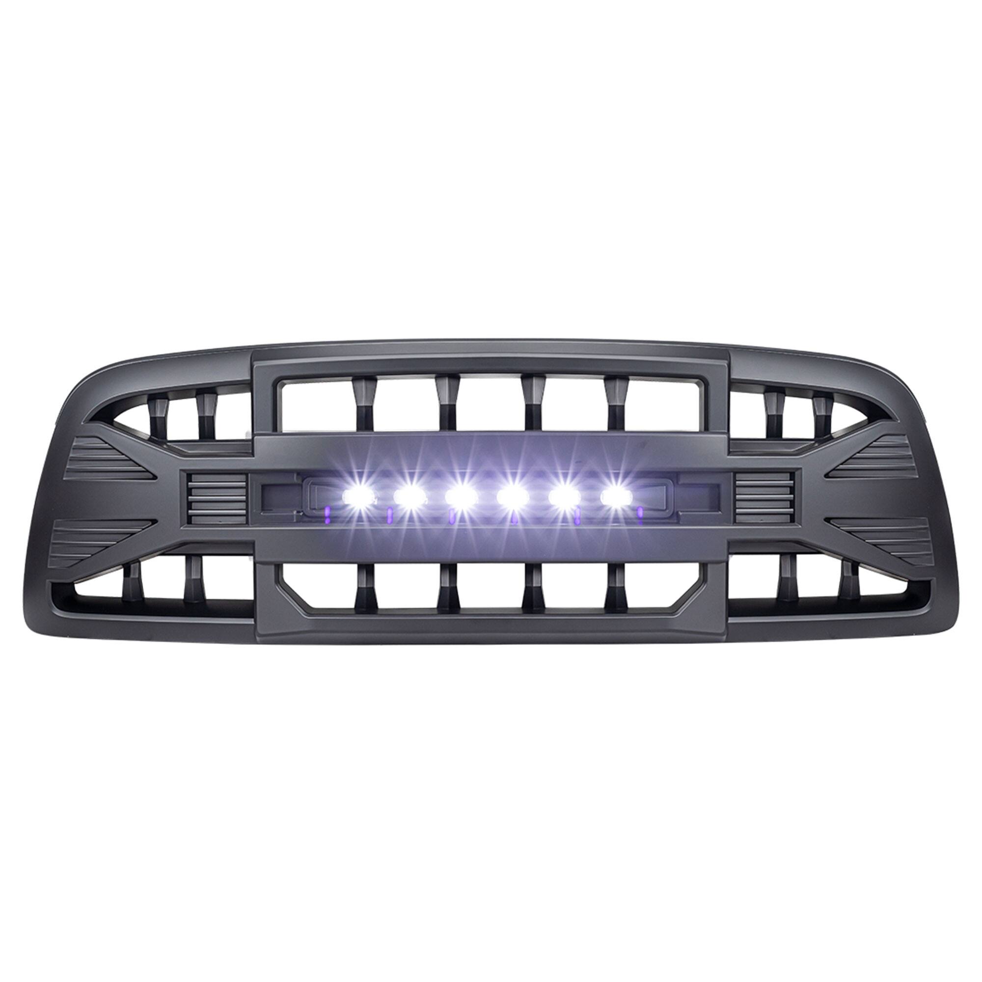 Alt View 7. AMERICAN MODIFIED - AMERICAN MODIFIED Armor Grille for 2009 to 2012 Dodge Ram 1500, Matte Black - Matte Black.