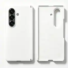 Dteck - for Samsung Galaxy Z Fold8 Ultra Liquid Silicone Case,Magnetic Hinge Protection,Shockproof Back Cover No Front Frame - White