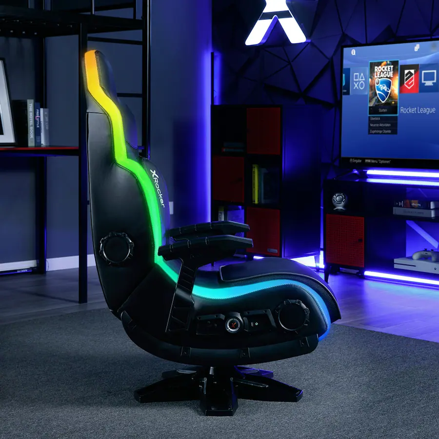 Rgb Gaming Gaming Rocking Chair Amazon Led Gaming X Rocker Alpha