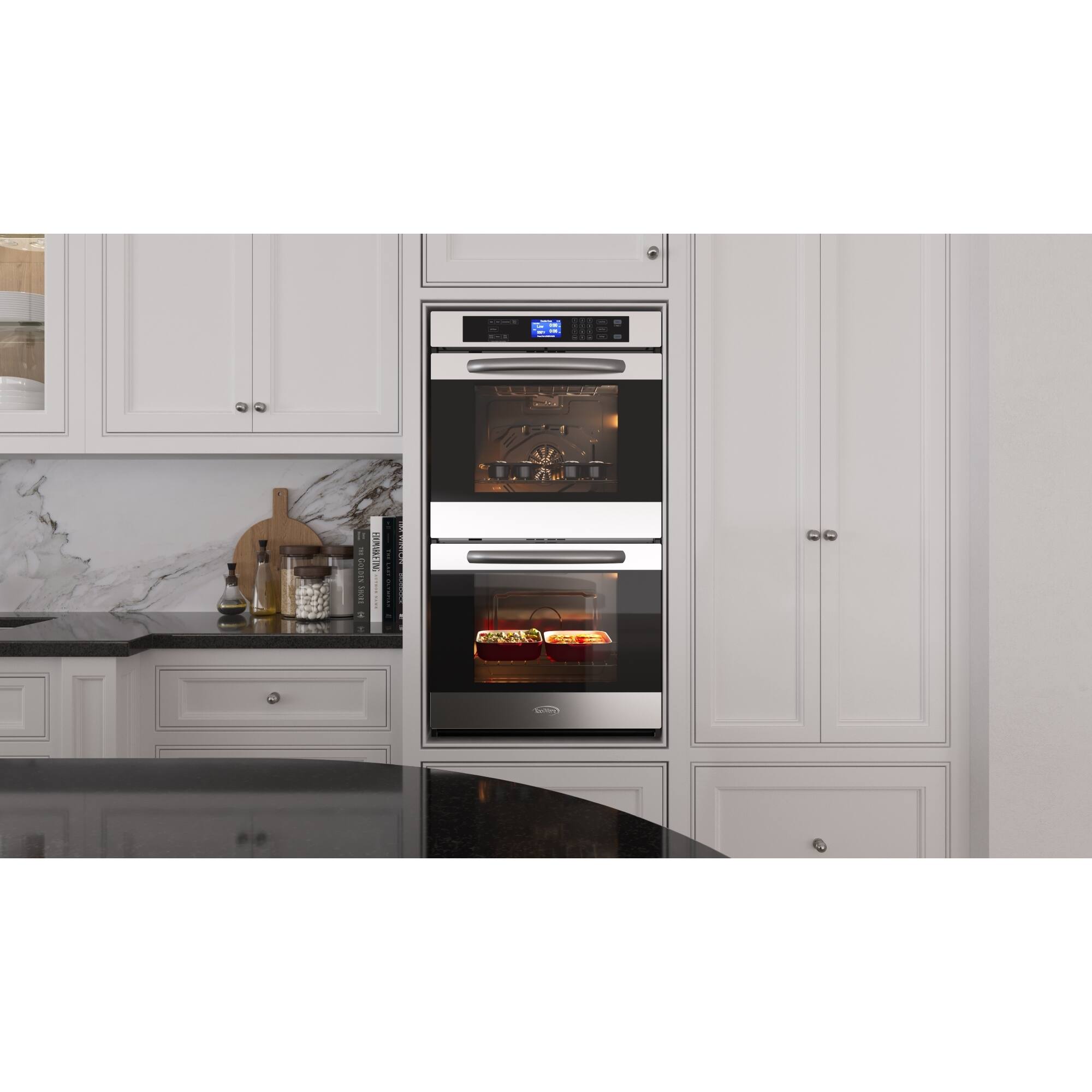 Alt View 6. Koolmore - 5 cu. ft. Stainless-Steel Premium Convection Double-Unit Wall Oven, KM-WO30D-SS. - Stainless Steel.