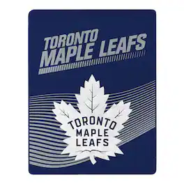 Sweet Home Collection - NHL Toronto Maple Leaf's 60" x 80" Raschel Throw Blanket - Black