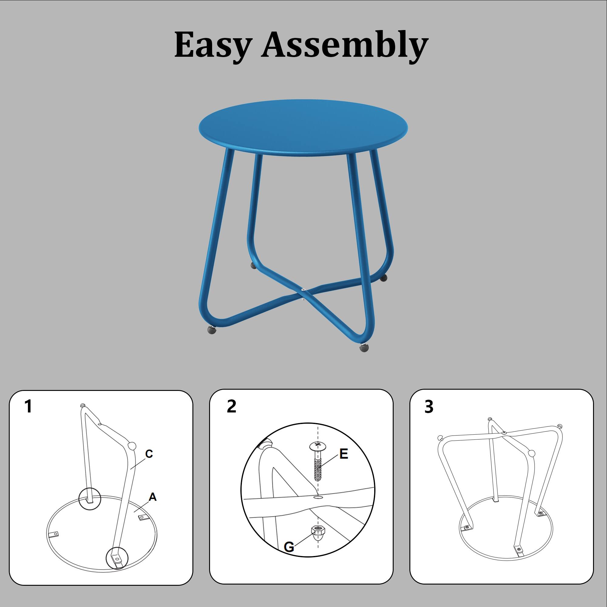 Easy Assembly 1 2 3 E A G