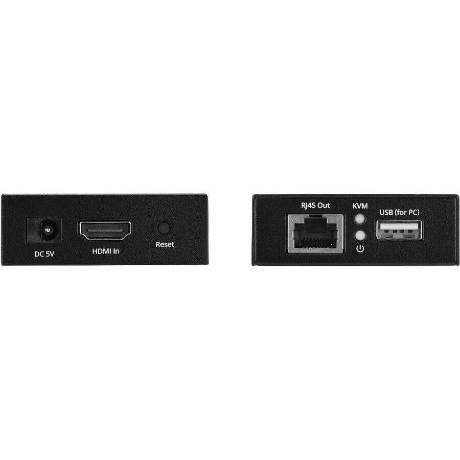 DC 5V  
HDMI In  
Reset  

RJ45 Out  
KVM  
USB (for PC)