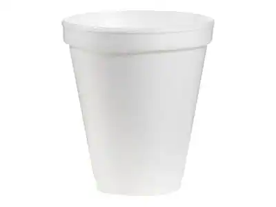 Front. Dart - J Cup Hot/Cold Cups, 12 oz., 1000/Carton - White.