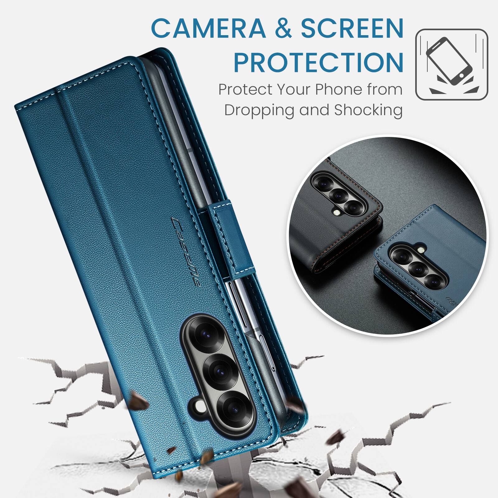 CAMERA & SCREEN PROTECTION  
Protect Your Phone from Dropping and Shocking