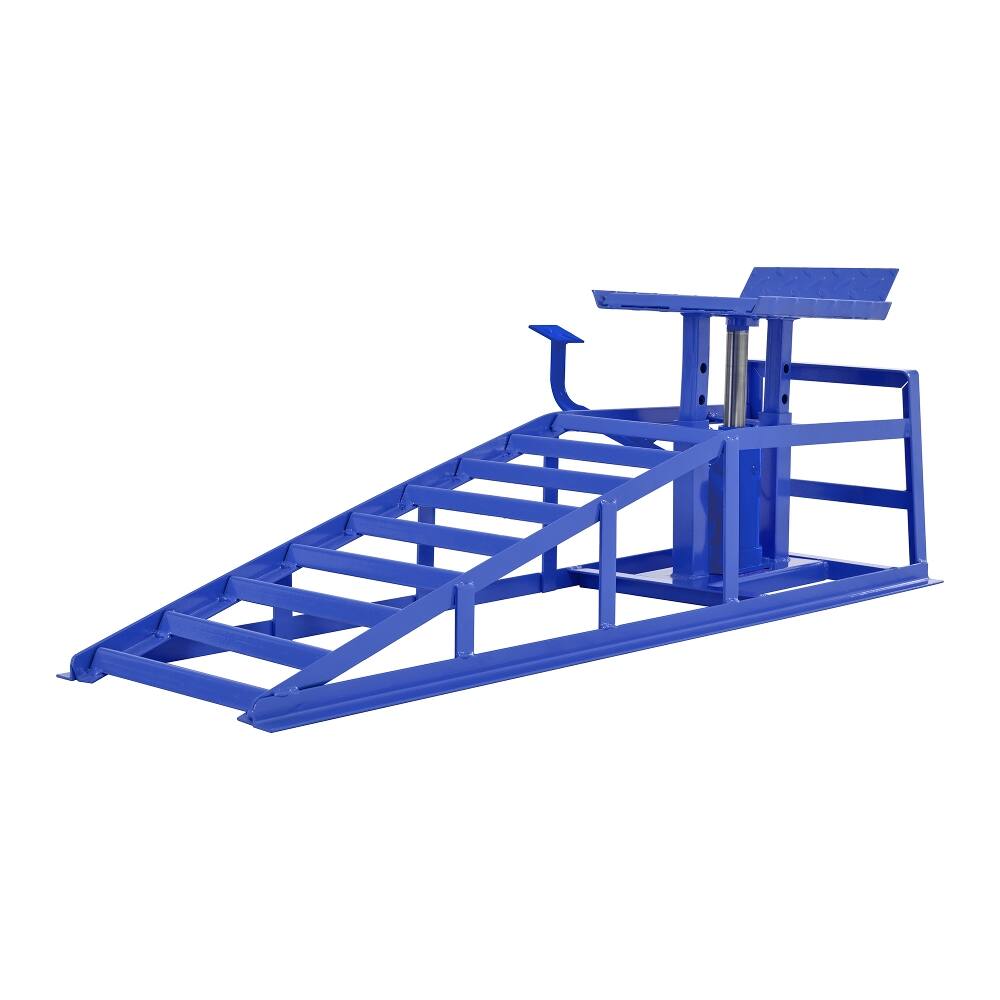 Alt View 7. Ropilly - 5 Ton Hydraulic Car Ramps 10000 Lbs Auto Lift Truck Service Ramps Pedal Adjustable Height Garage Repair Frame 2 Pack.