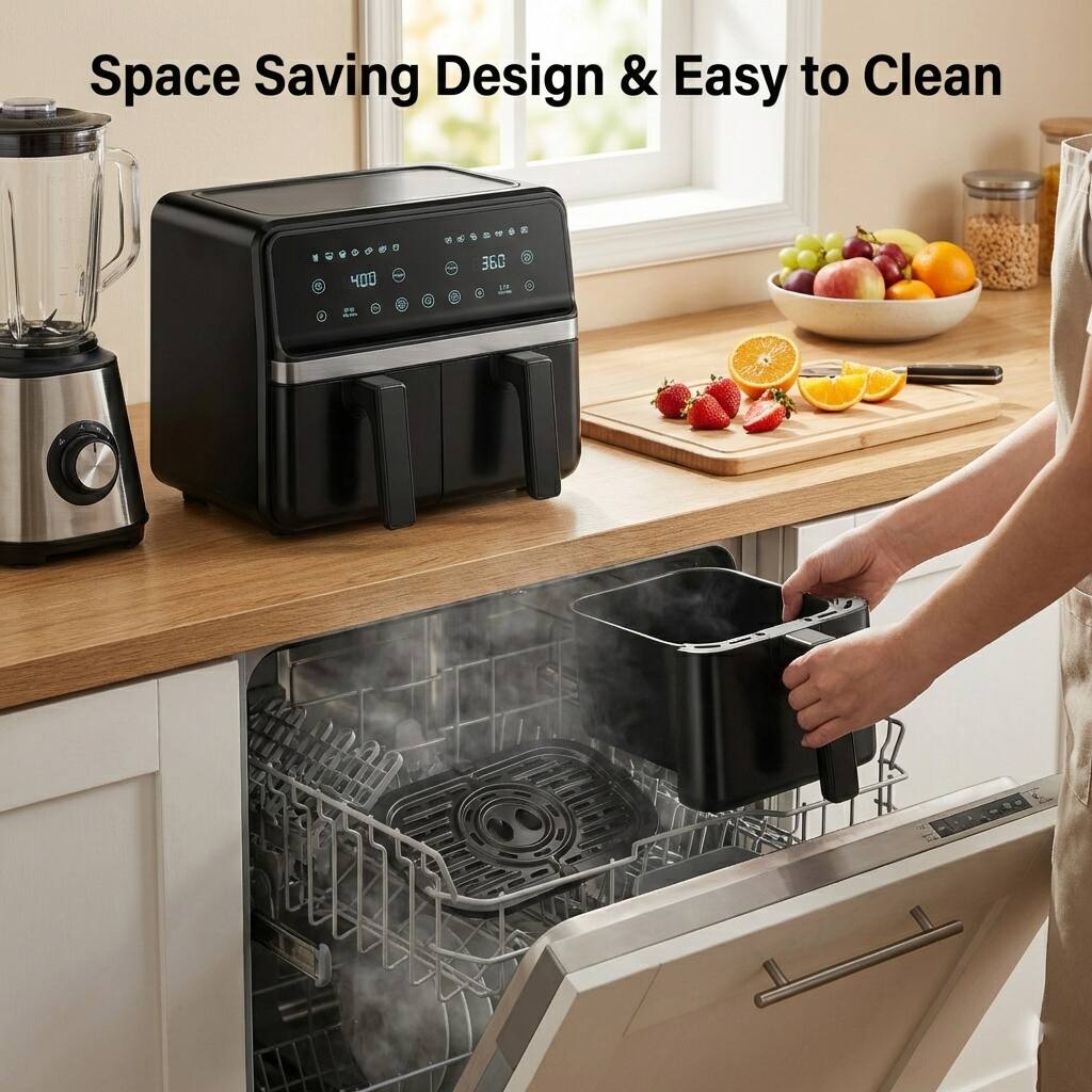 Space Saving Design & Easy to Clean