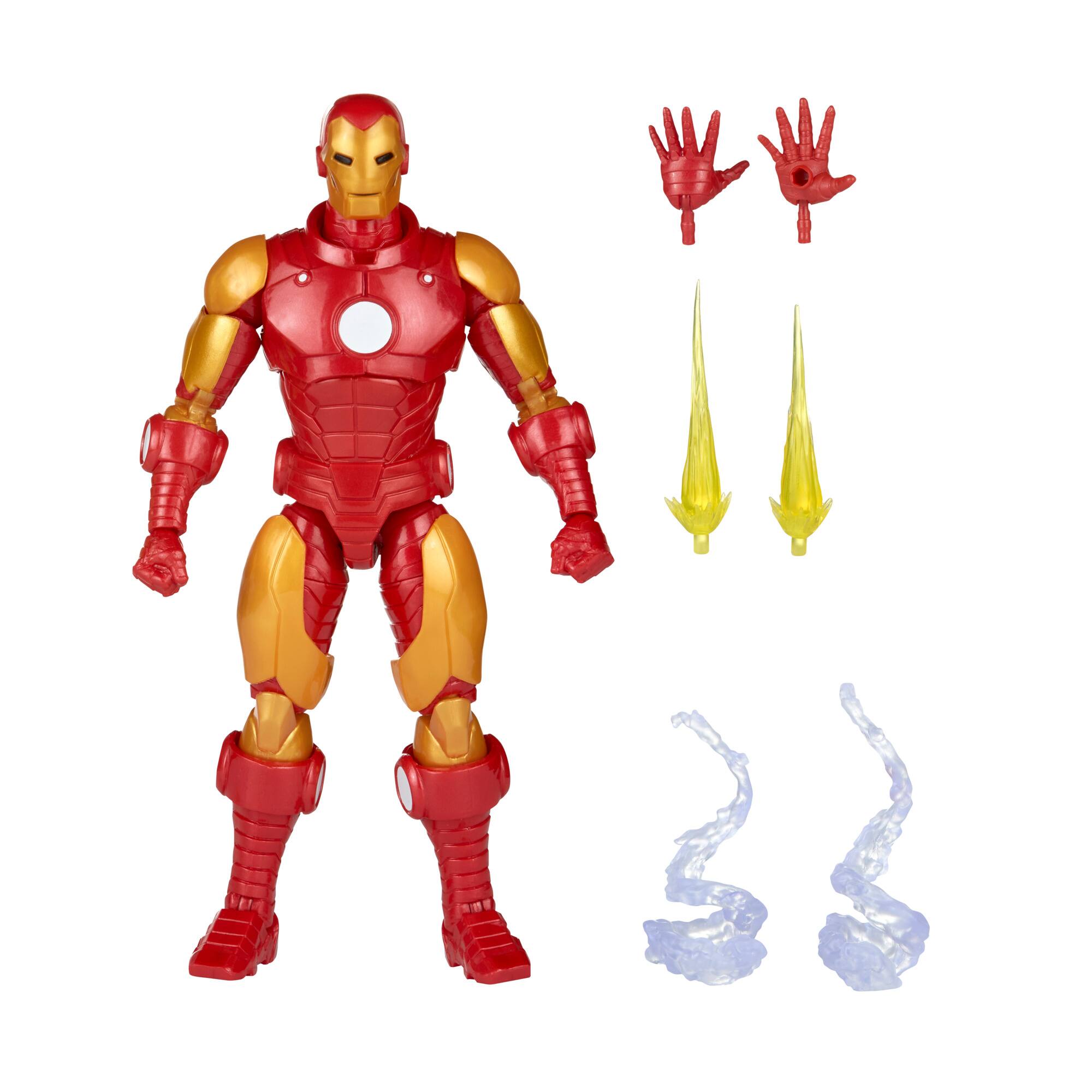 Left. Marvel - Legends Series Iron Man.