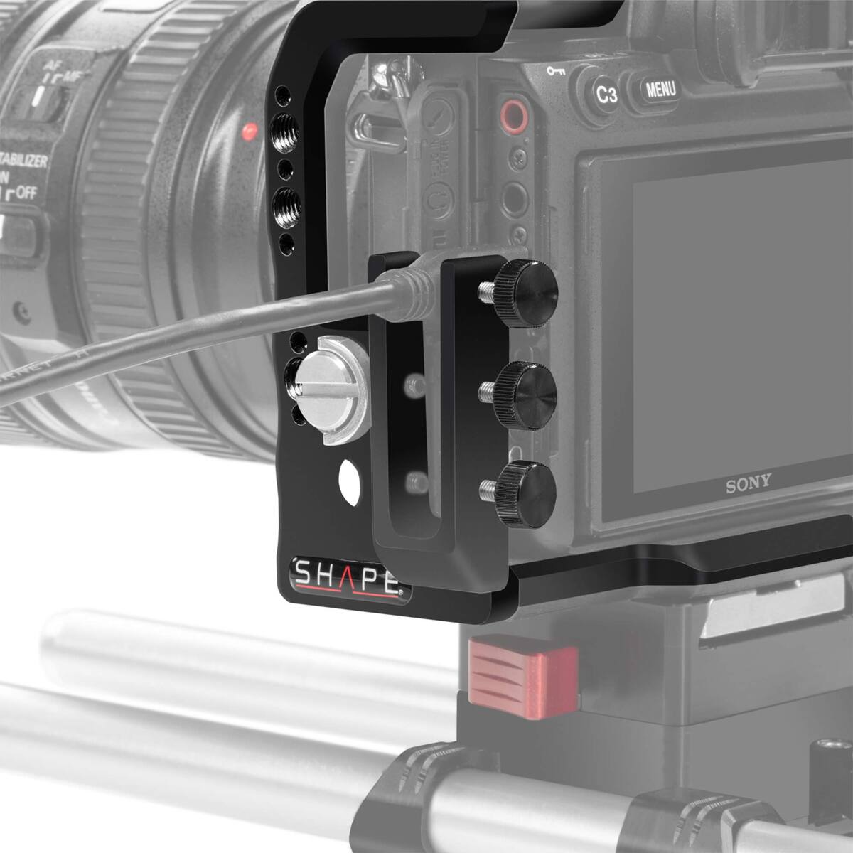 AF MF  
STABILIZER ON OFF  
C3 MENU  
SONY SHAPE