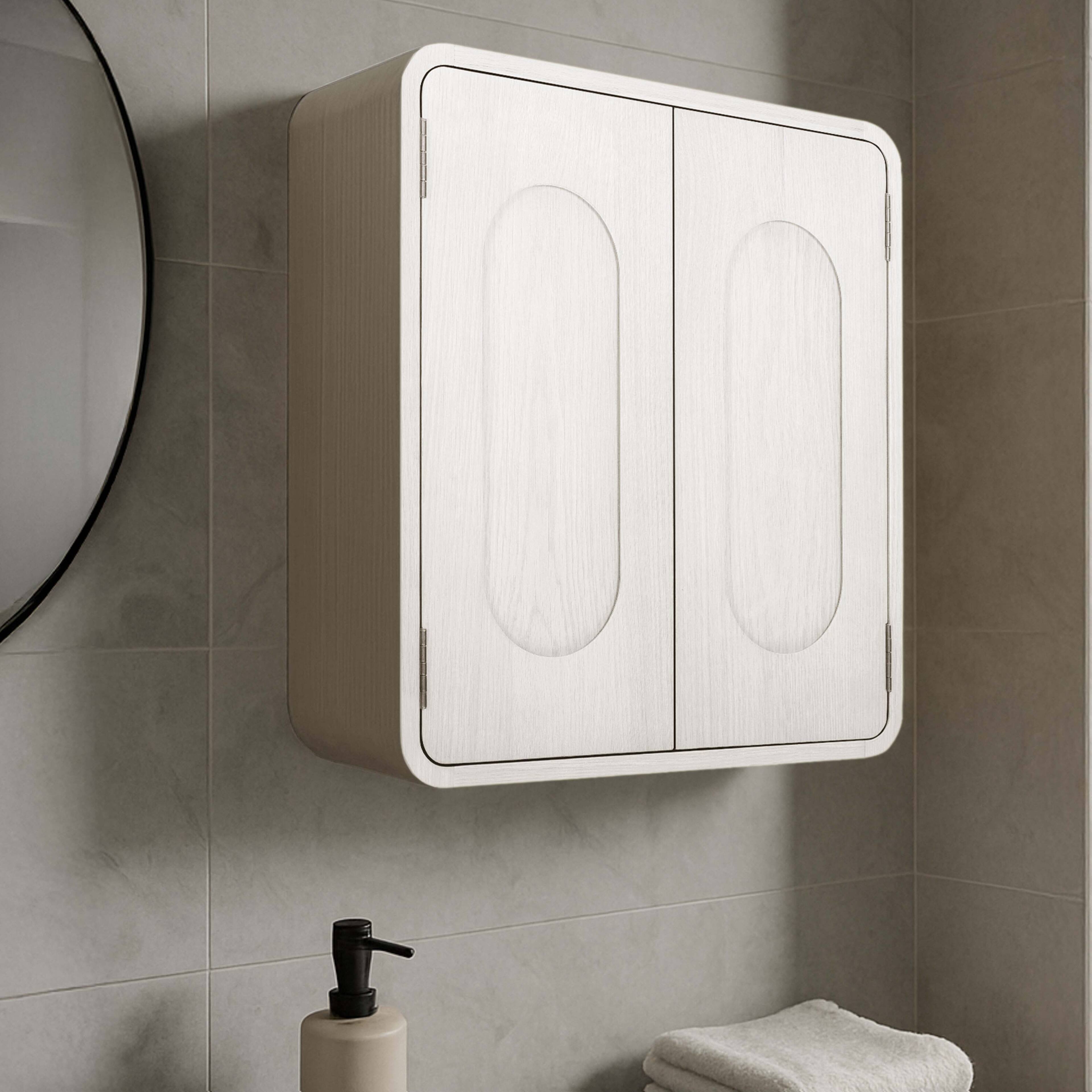 Front. Teamson Home - Teamson Home Tenley Wall Cabinet, White - White.