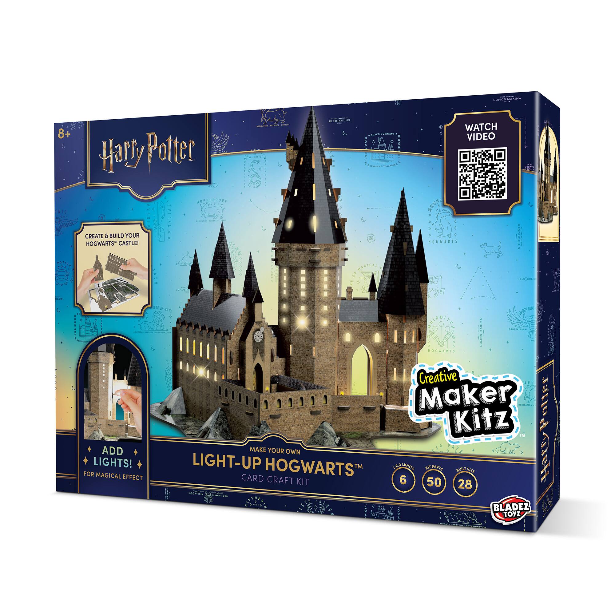 BLADEZ Harry Potter Creative Maker Kitz Make Your Own Light Up Hogwarts ...