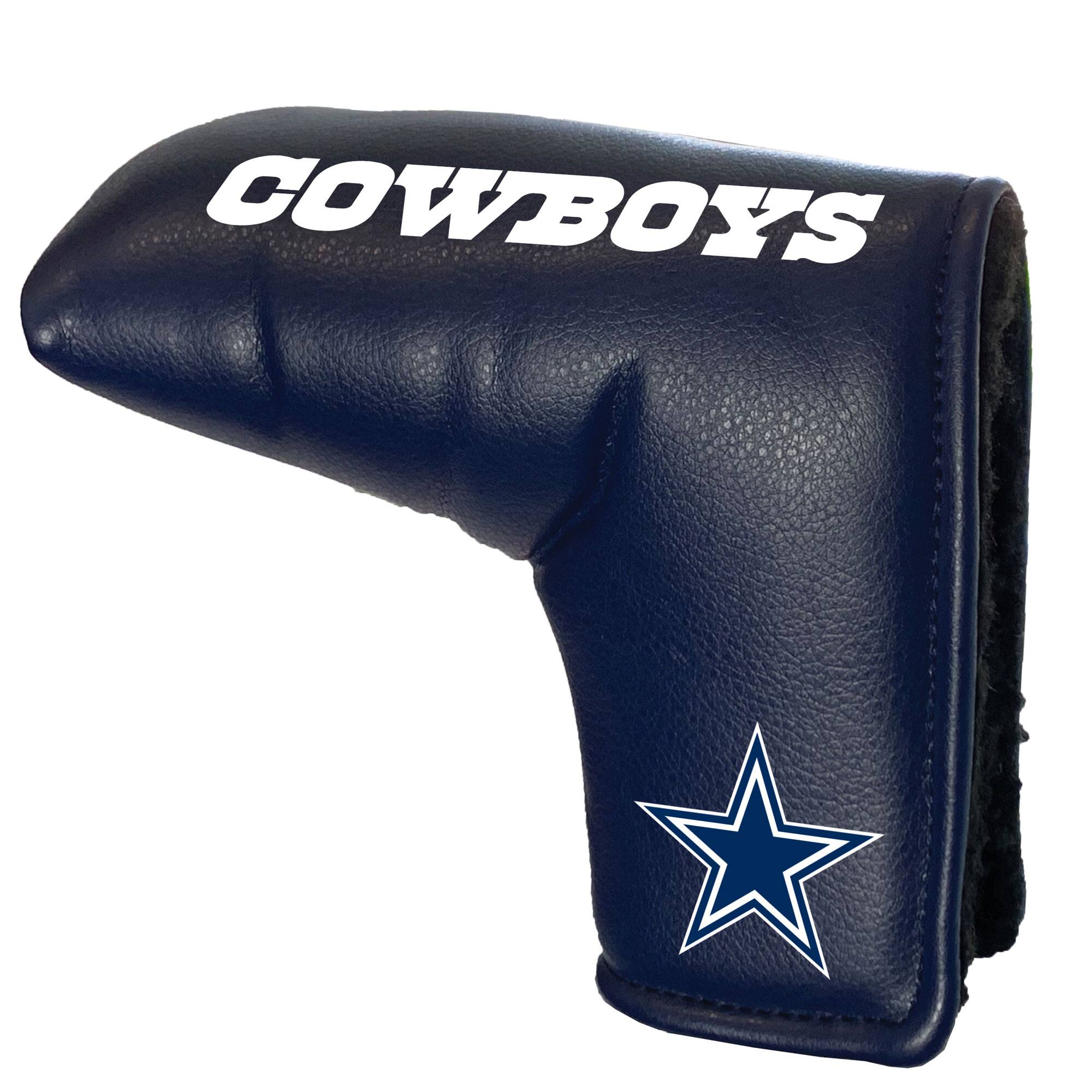 Front. Team Golf - Dallas Cowboys Tour Blade Putter Cover - Multicolor.