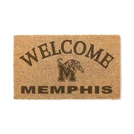 Jardine - Memphis Tigers 18" x 34" Welcome Coir Doomat - Brown