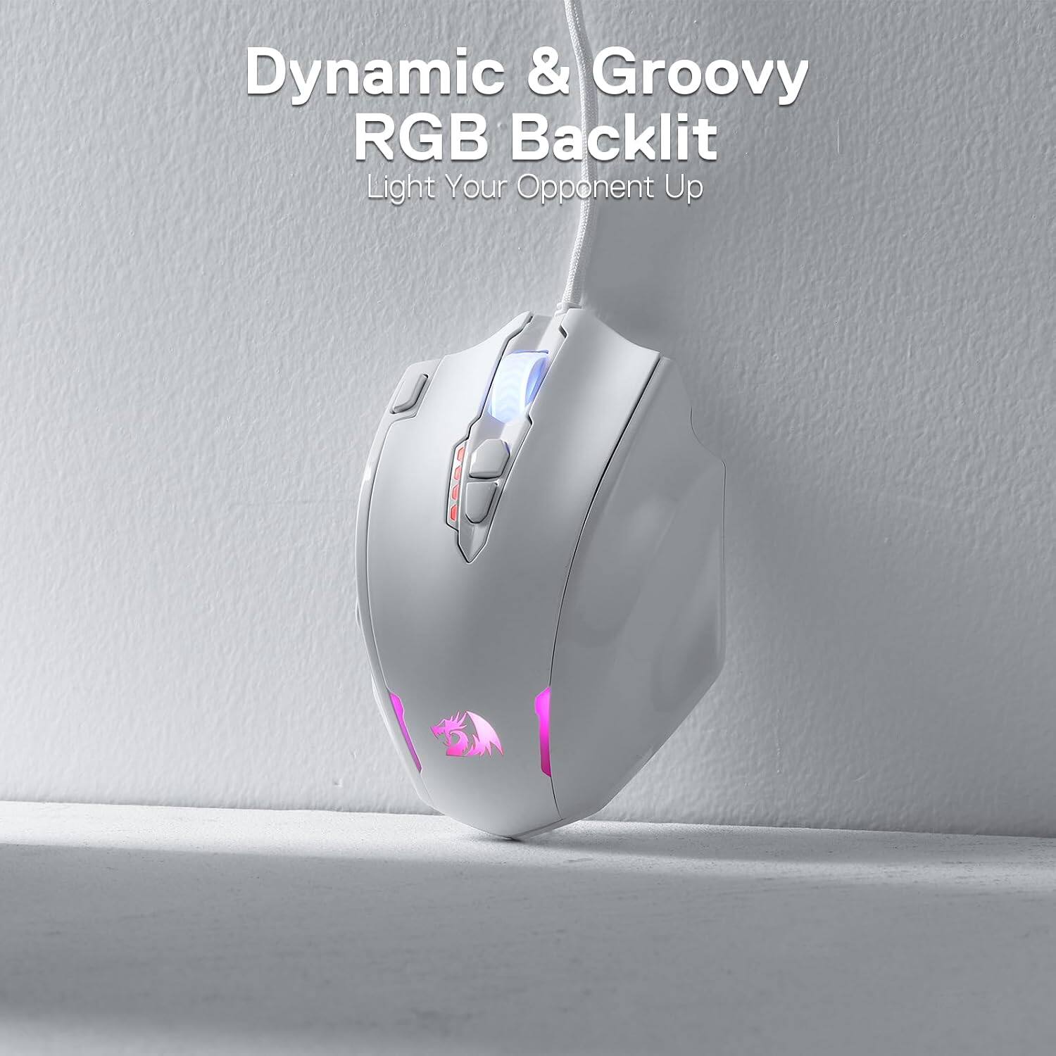 Dynamic & Groovy RGB Backlit  
Light Your Opponent Up