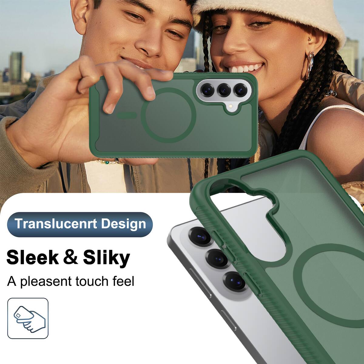Translucent Design  
Sleek & Silky  
A pleasant touch feel