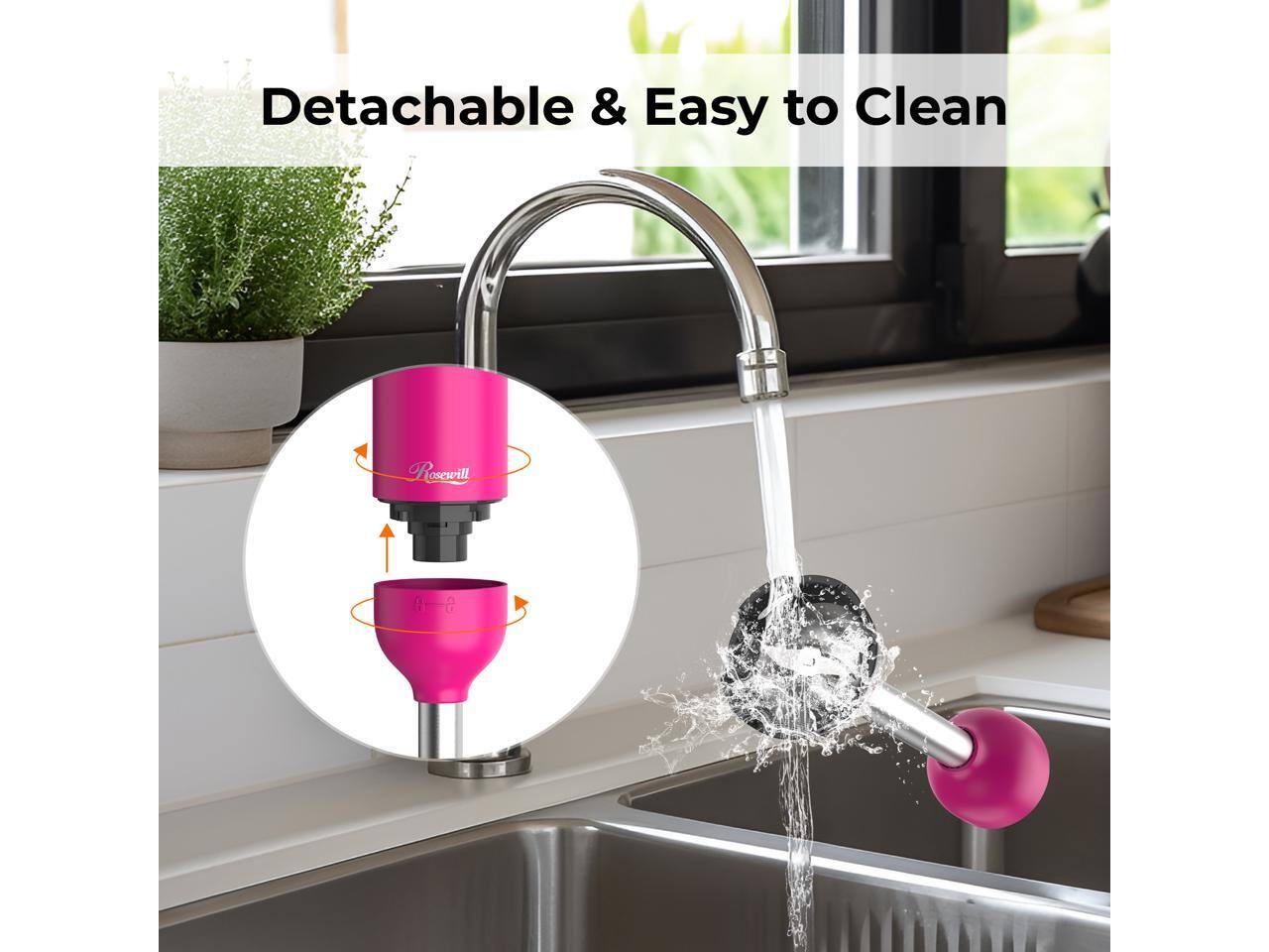 Detachable & Easy to Clean
