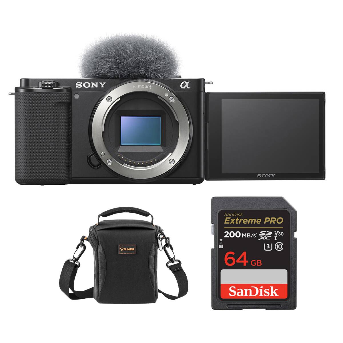 SONY E-mount

SONY SanDisk Extreme PRO SLINCER

PAm 200 MB/s

a 64 GB

3 V30 I 10

SanDisk