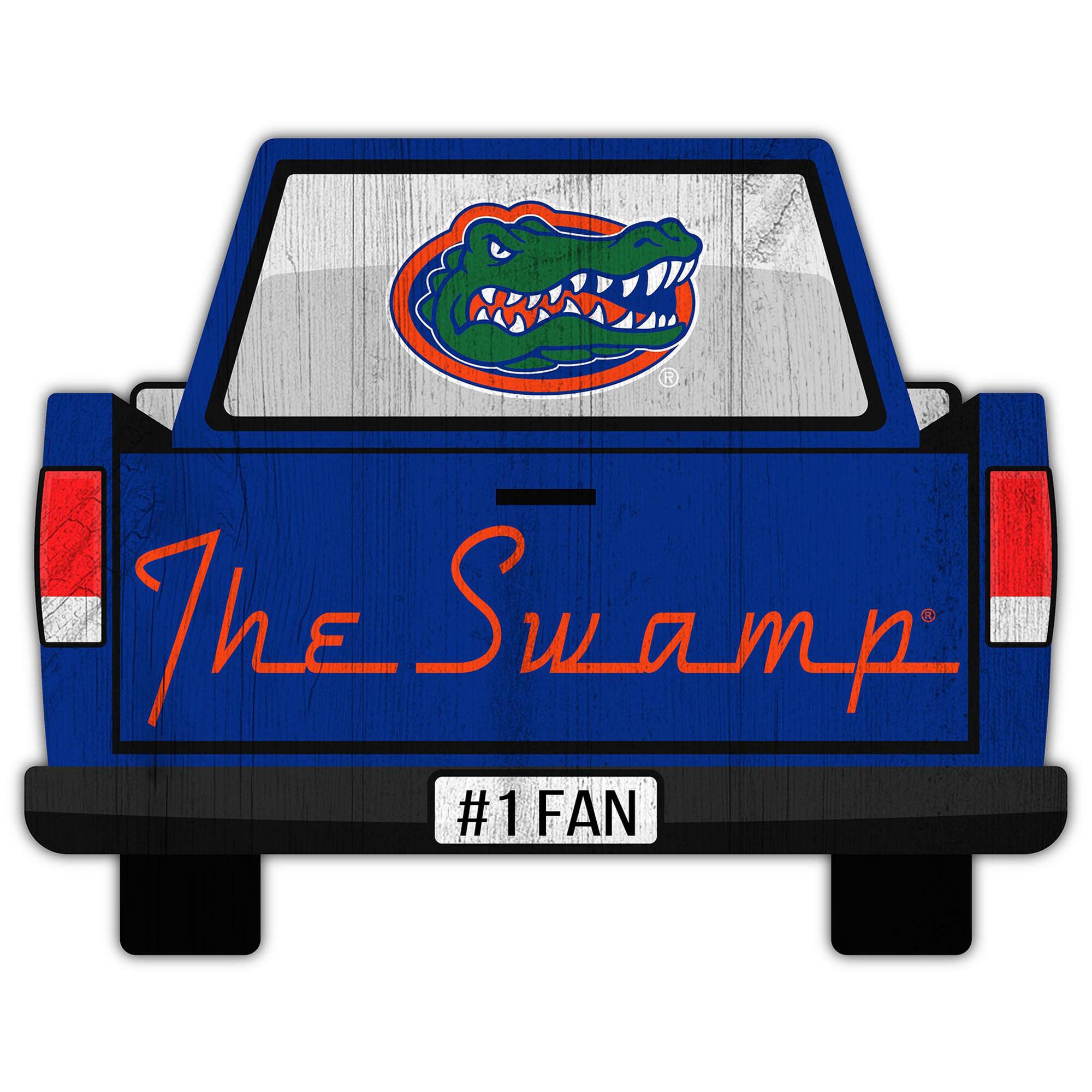 Florida Gators 12'' x 12'' Truck Back D-cor