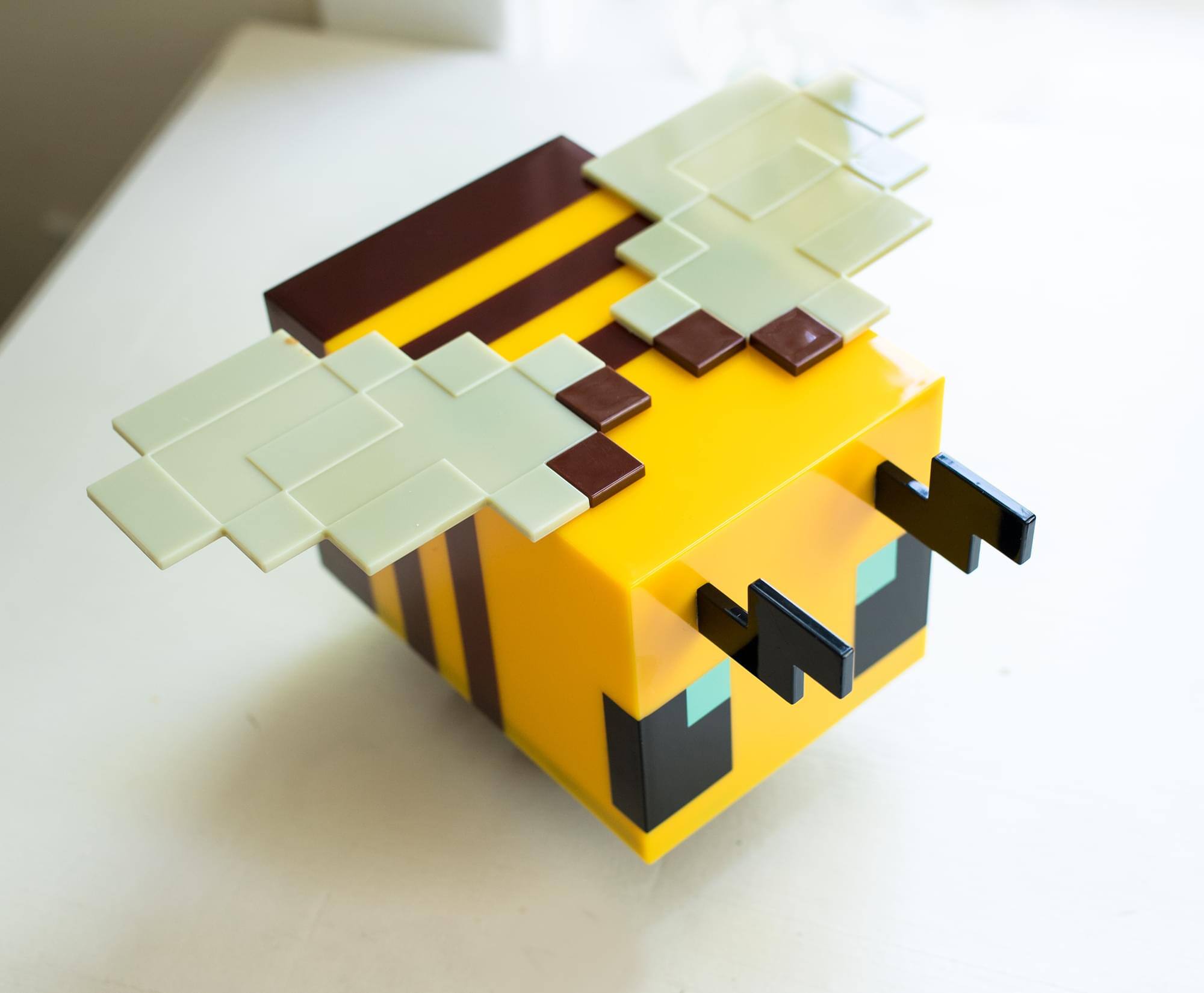 Alt View 3. Ukonic - Minecraft Yellow Bee Figural Mood Light | 5 Inches Tall - Yellow.
