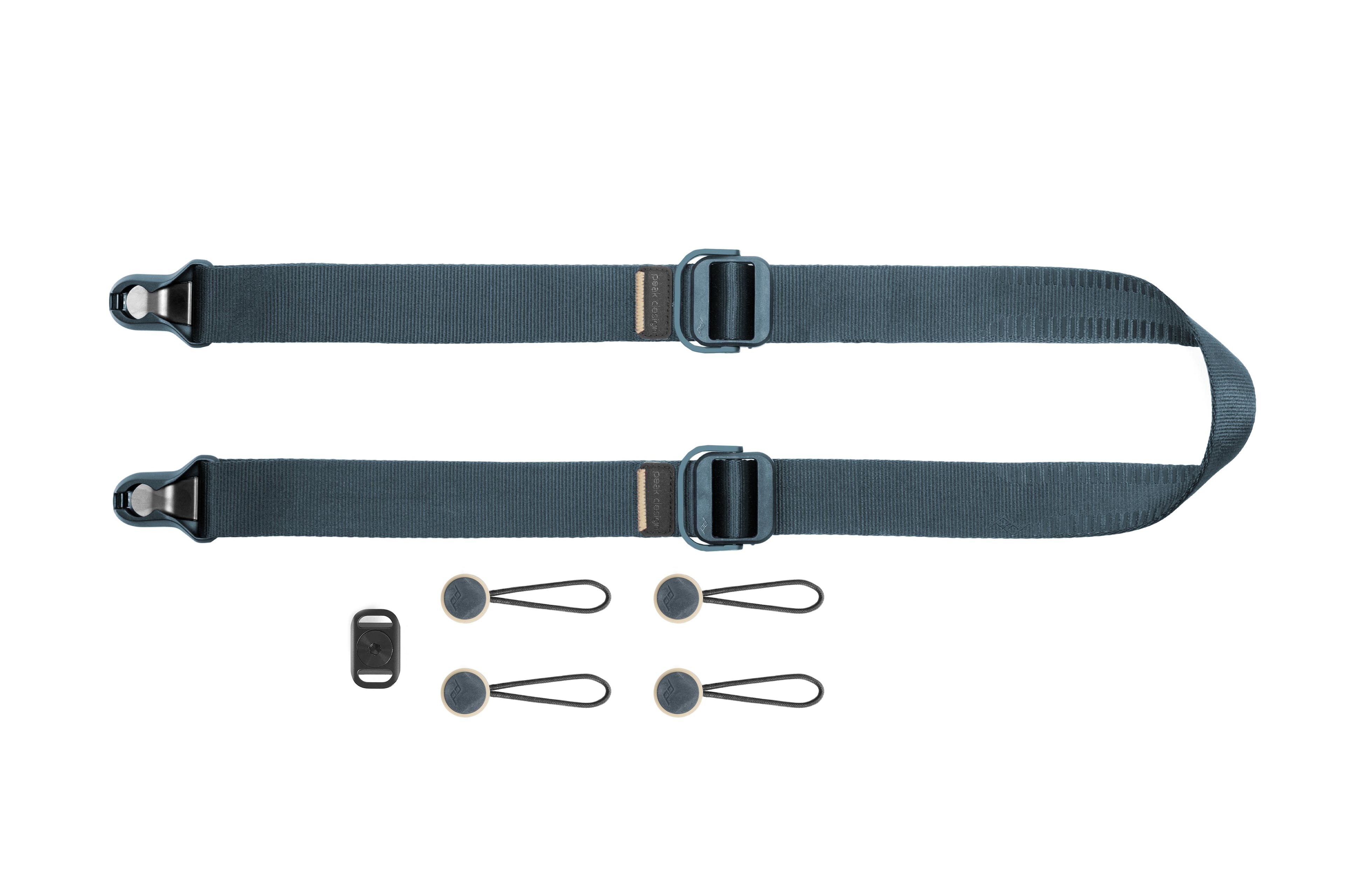 Front. Peak Design - Slide Lite Camera Strap - Ocean.
