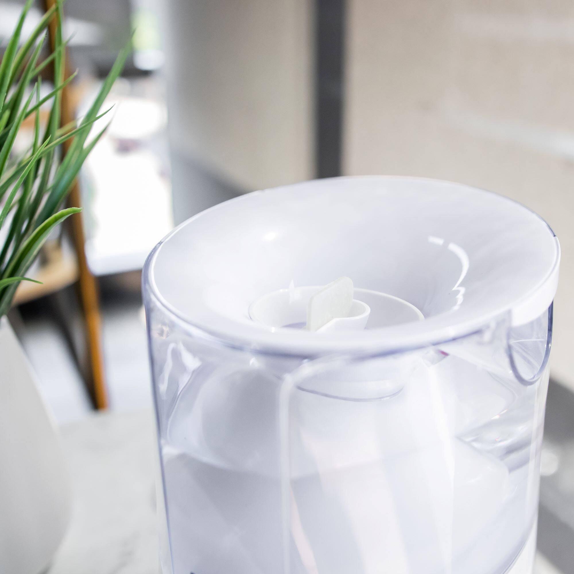 Back. CRANE - HALLS® 2-in-1 0.5 Gal. Warm Mist Humidifier & Steam Inhaler - White.