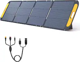 VTOMAN - VS200 200W 19V Portable Solar Panel, 23% Efficiency, IP67 Waterproof, with Stand for Backyard/Off-Grid Power