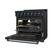 Alt View 3. Thor Kitchen - 36 in. Wide 6 Burner Gordon Ramsay Series by Thor Kitchen 6.0 Cu. Ft Freestanding Gas Range with Navy Blue Hardware - Black.