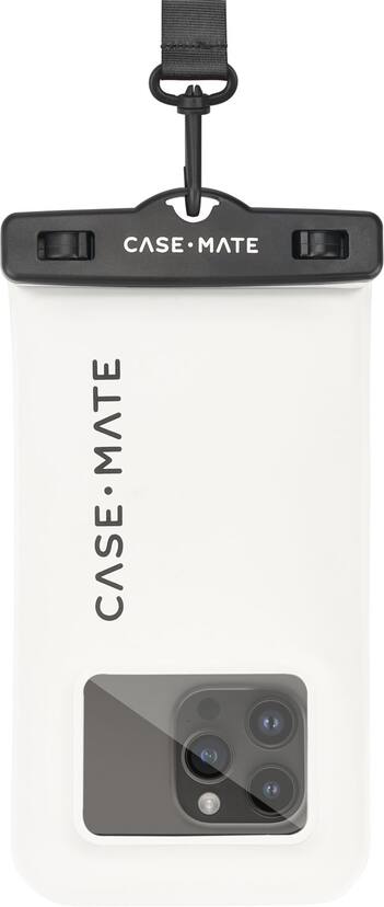 Case-Mate - Sand Dollar Waterproof Floating Pouch for most Cell Phones - Gray/Black Case-Mate - Sand Dollar Waterproof Floating Pouch for most Cell Phones - Gray/Black
