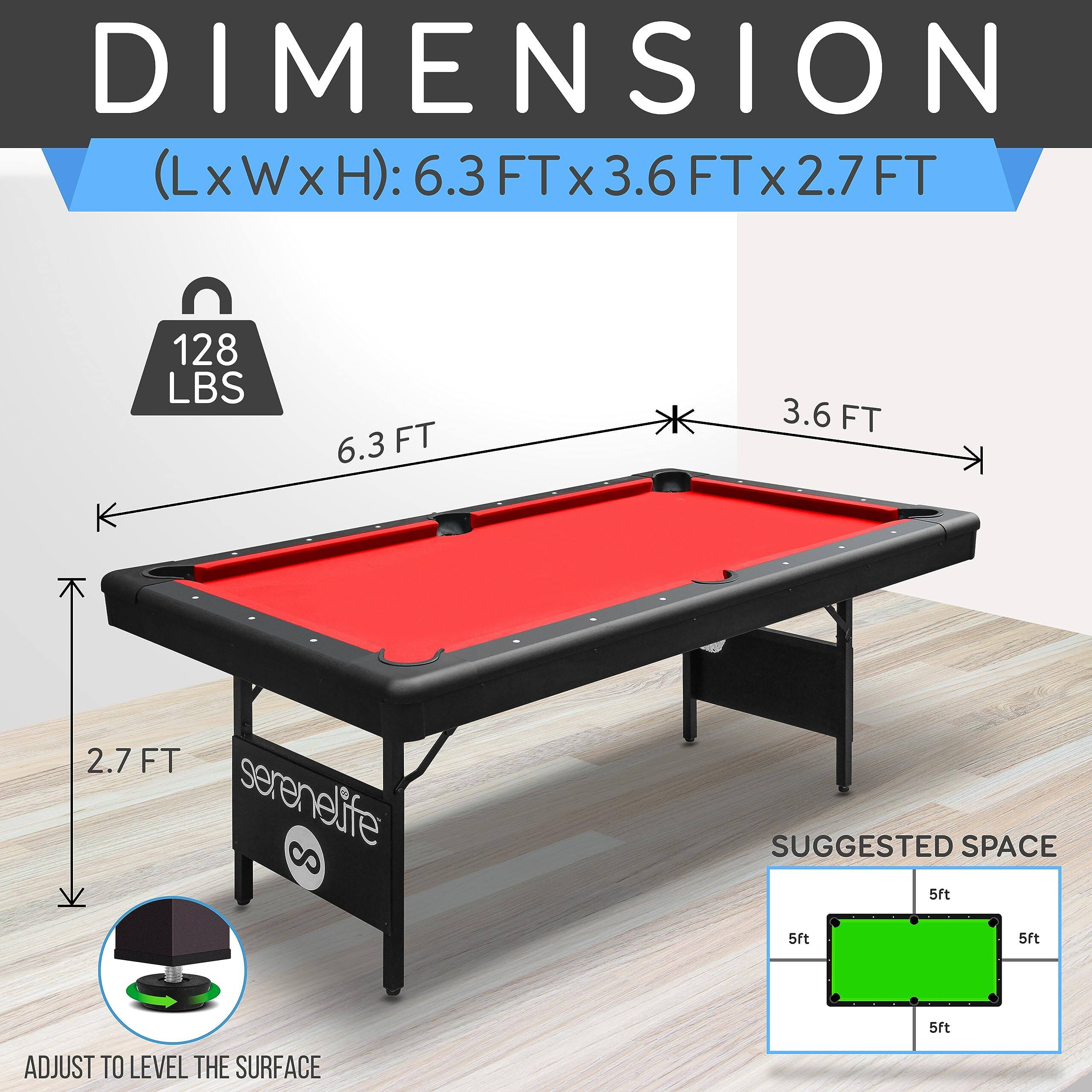 DIMENSION (LxWxH): 6.3 FT x 3.6 FT x 2.7 FT

128 LBS

SUGGESTED SPACE: 5ft x 5ft x 5ft

ADJUST TO LEVEL THE SURFACE