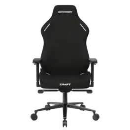DXRacer - Craft Series Large Gaming Chair – Fabric Ergonomic Recliner with 4D Armrests & Magnetic Headrest - Black