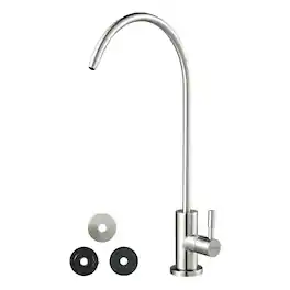 Stainless Steel Faucet, Lead-Free Drinking Water Faucets, Reverse Osmosis Faucet with Solid Brass Valve