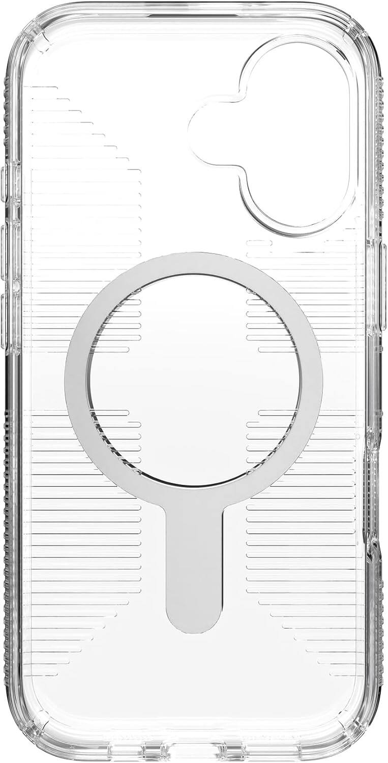Alt View 6. Speck - iPhone 17 GEMSHELL GRIP + MS - Clear.