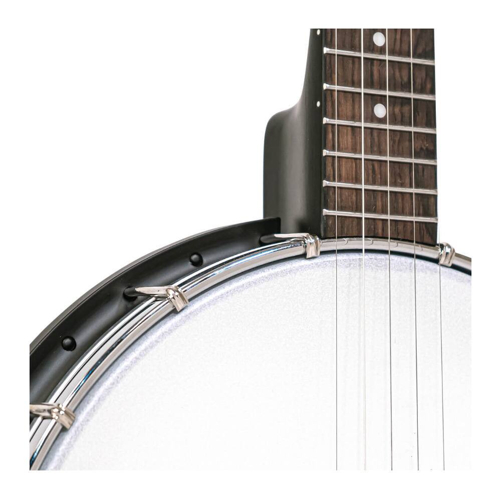 Back. Gold Tone - Gold Tone AC-Traveler Travel-Scale Composite 5-String Banjo with Gig Bag.