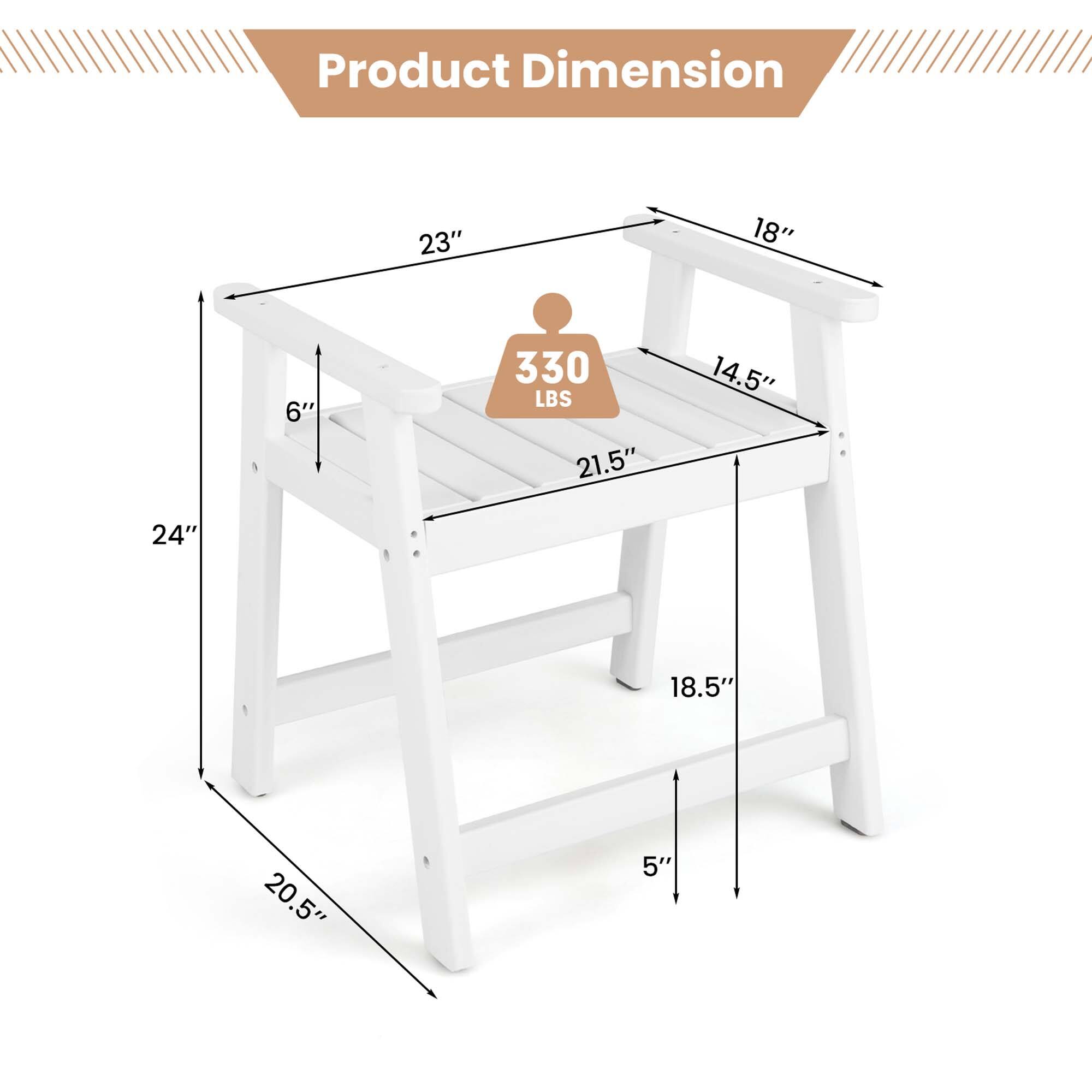 Product Dimension: 23" x 18" x 6" with a weight of 330 lbs.