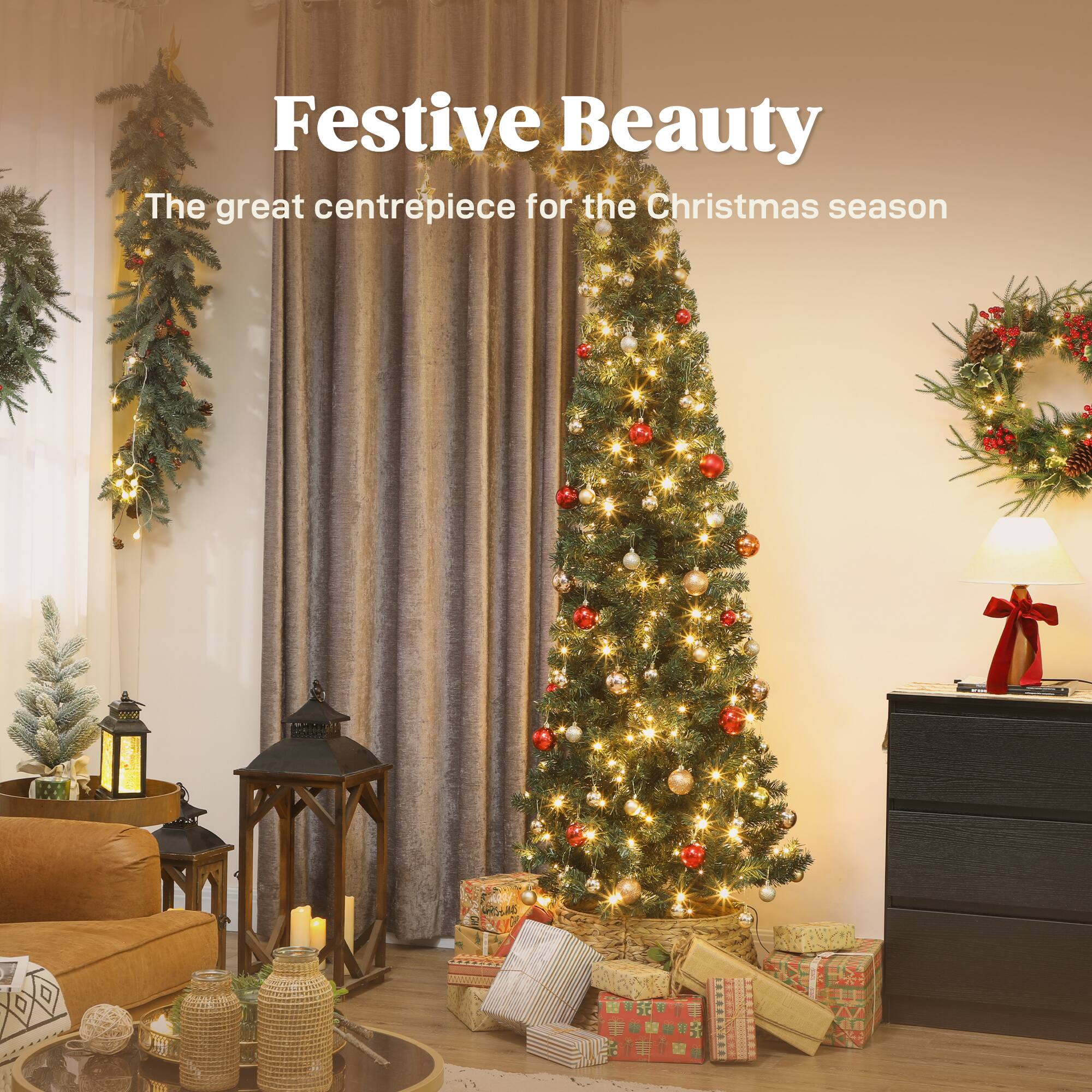 Festive Beauty  
The great centerpiece for the Christmas season