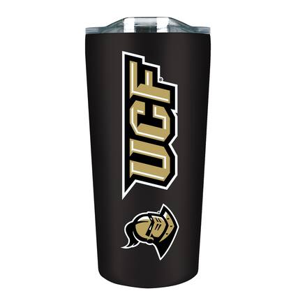 Front. The Fanatic Group - UCF Knights 18oz. Stainless Steel Soft Touch Tumbler - Multicolor.