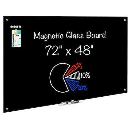 Magnetic Glass Board 72" X 48"
5% 10% 20%