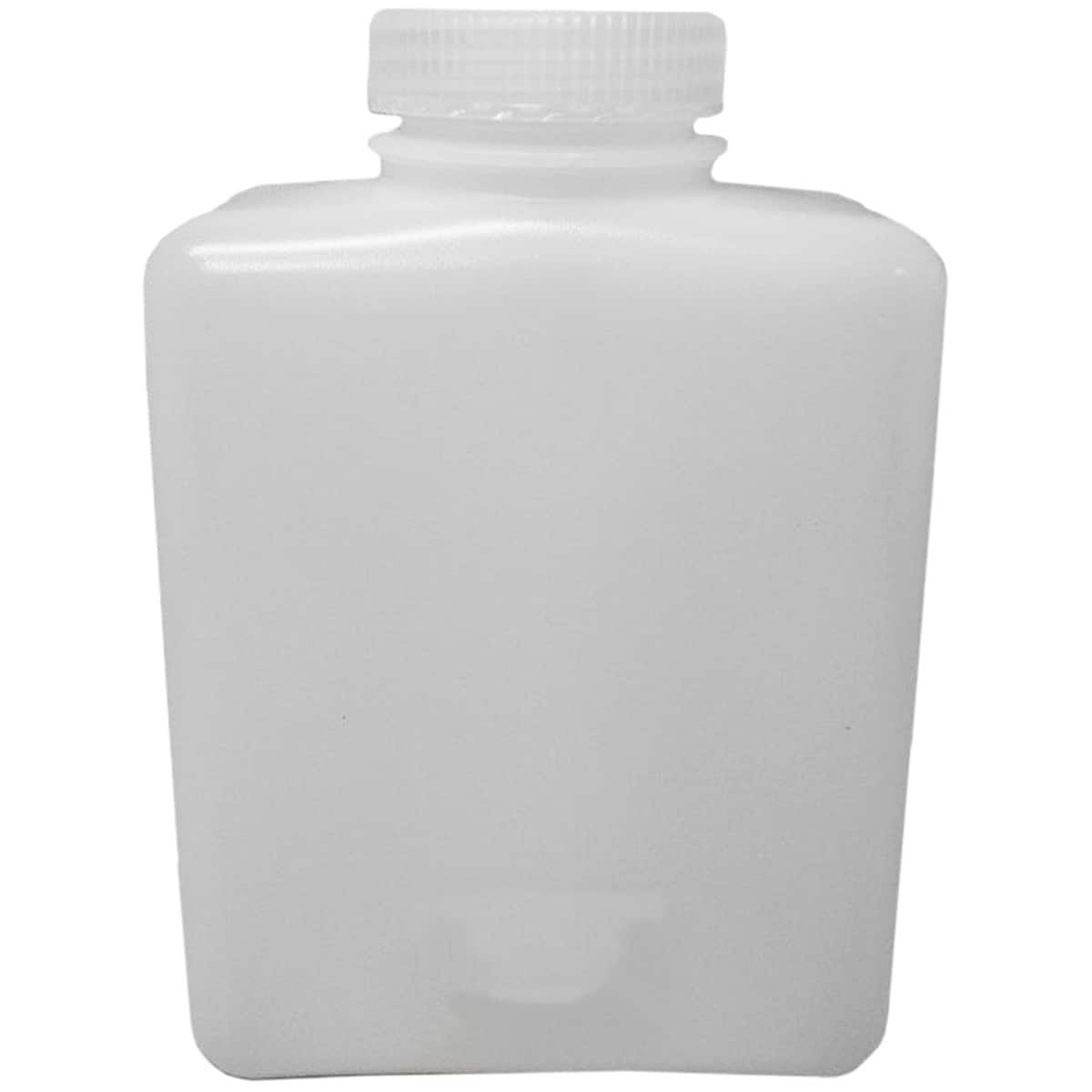 Nalgene - HDPE Plastic Wide Mouth Rectangular Storage Bottle - 16 oz. - Clear